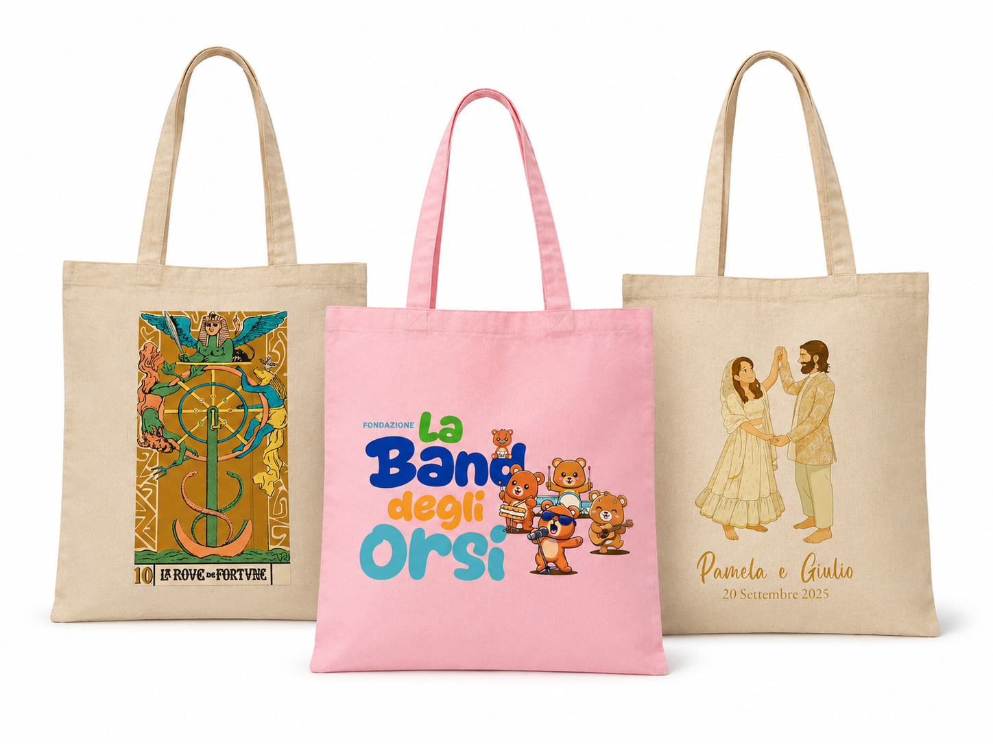 Borsa Shopper Ecologica in Tessuto Riciclato - immagine 2