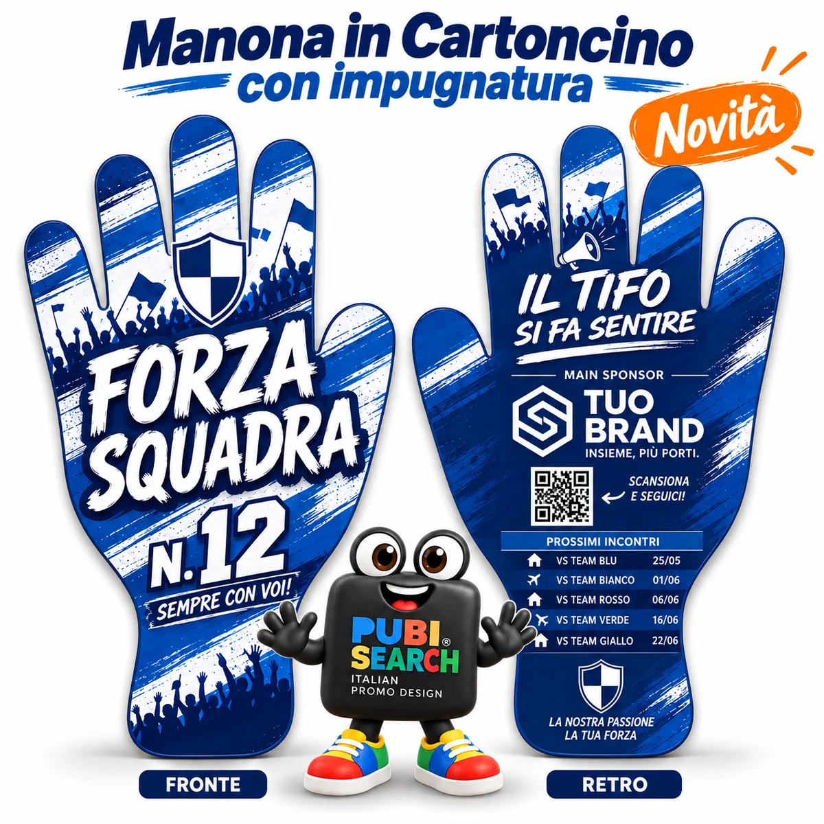 Manona in Cartoncino con Impugnatura